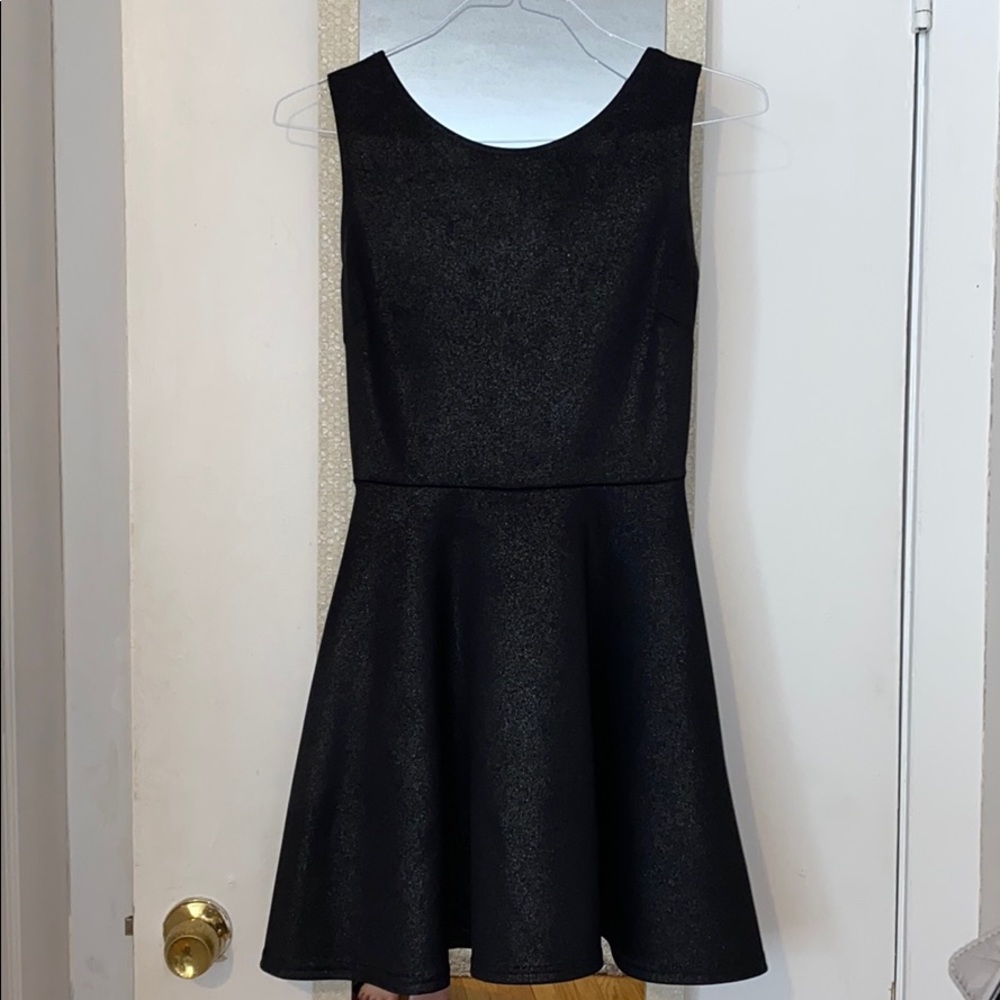 Shimmery Charcoal Dress
